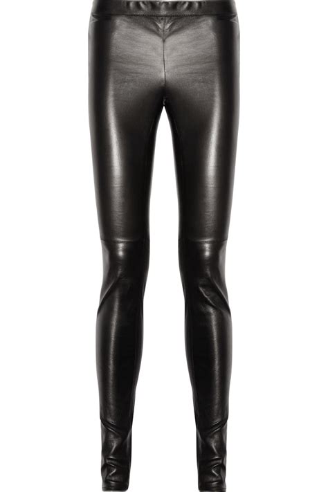 gucci stretch-leather skinny pants|Gucci leather bottoms for men.